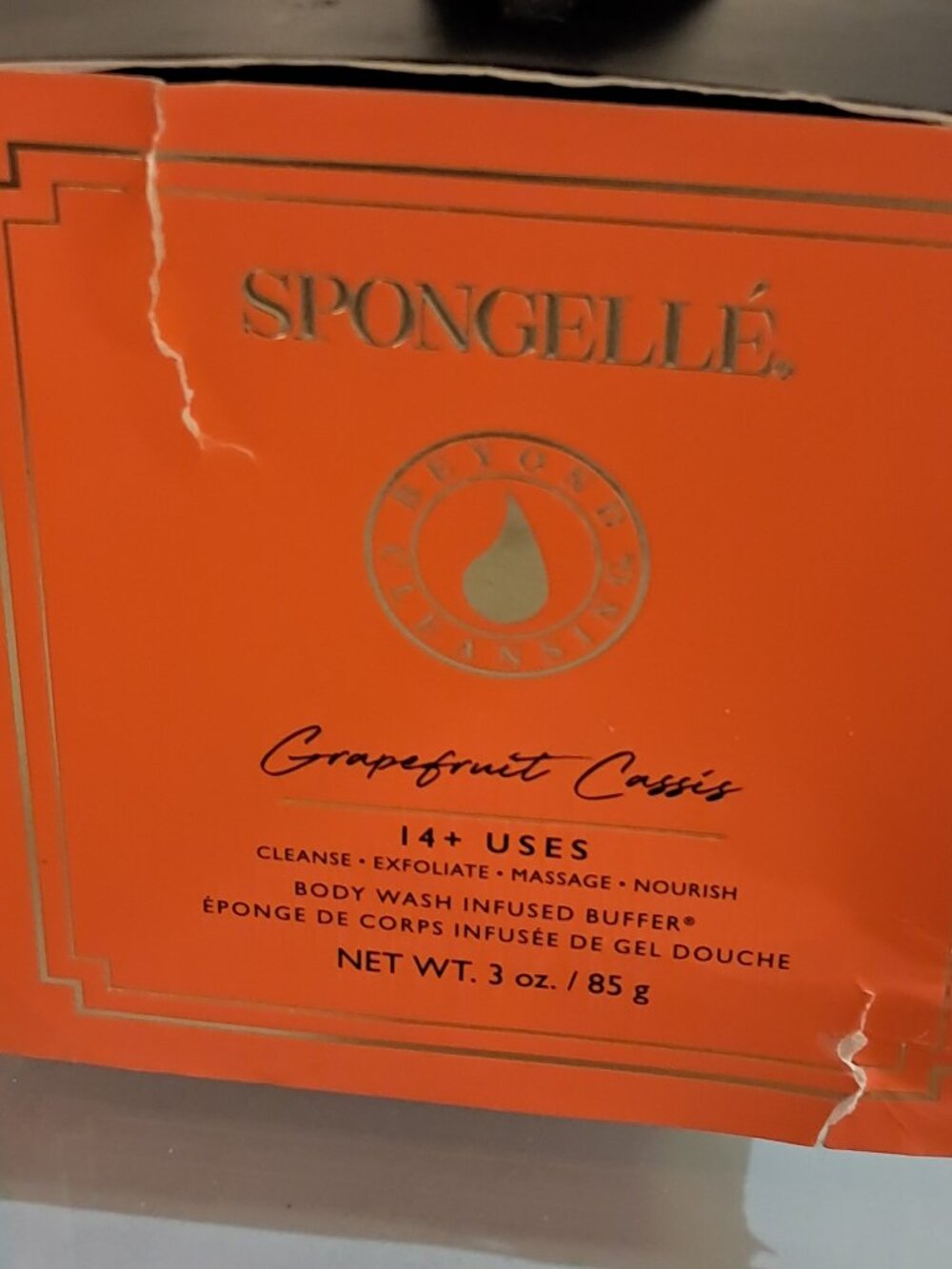 Spongelle Grapefruit Cassis Body Wash Sponge 3 Oz